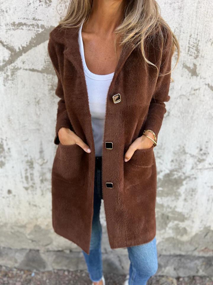 Margaux™ — Veste longue élégante au quotidien