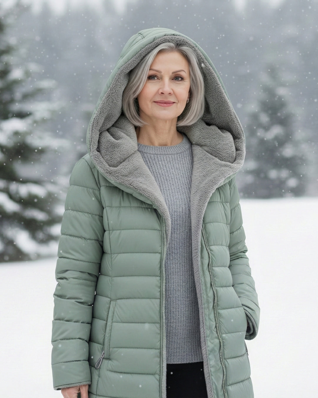 Marguerite™ — Veste matelassée chaude confortable élégante