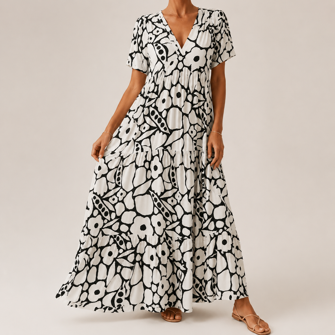 Sophie | Robe Longue Bohème Élégante