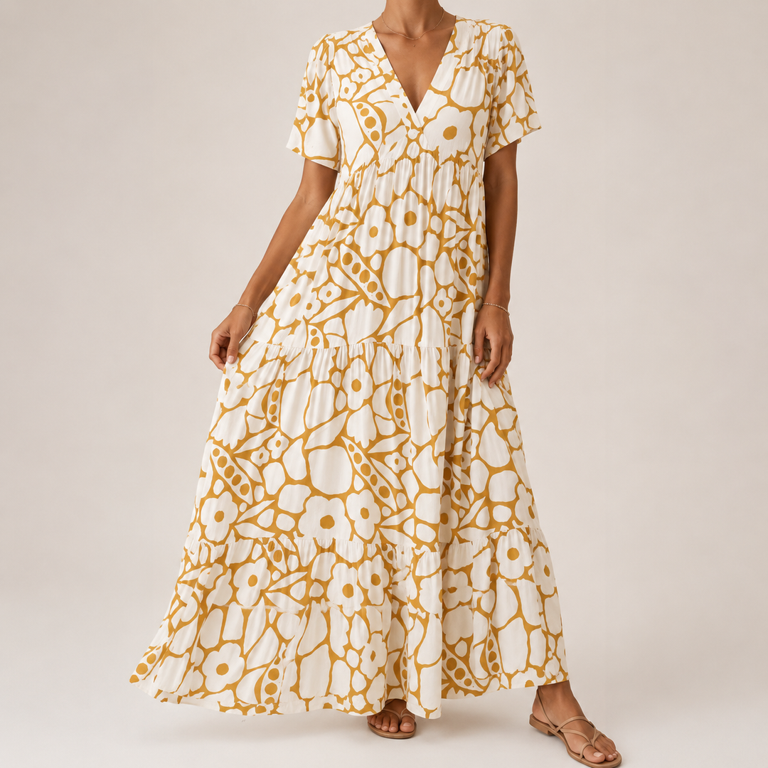 Sophie | Robe Longue Bohème Élégante