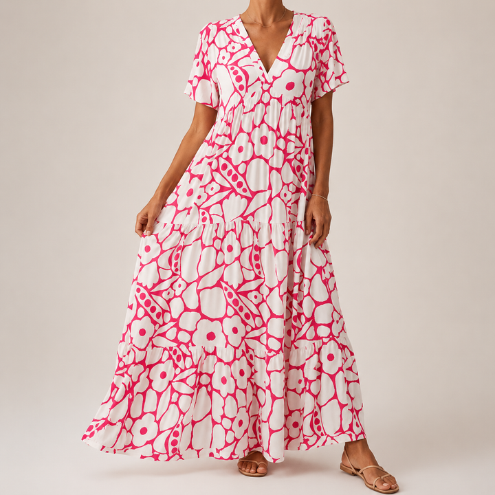 Sophie | Robe Longue Bohème Élégante