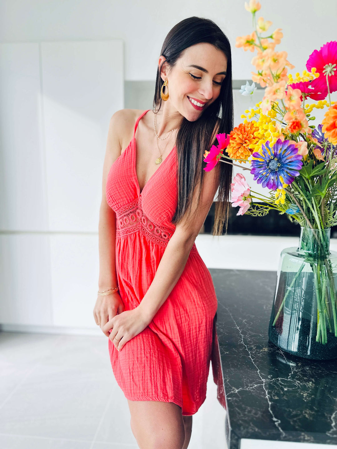 Robe corail - EVA