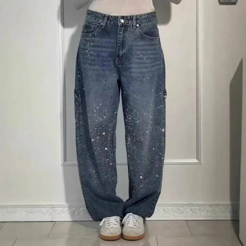 Jean large scintillant