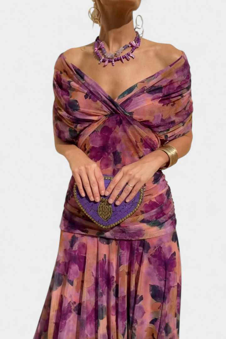Alizée™ — Robe florale à grâce aérienne