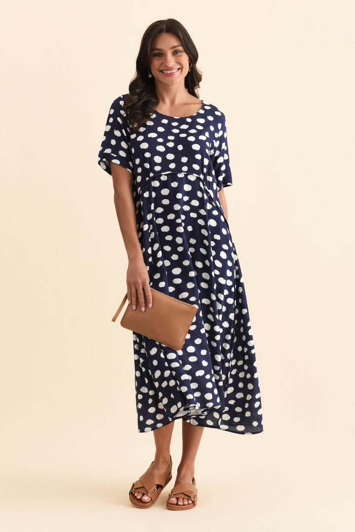 Robe Zaelia — Pois Marine
