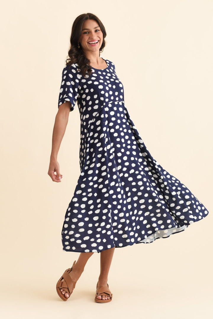Robe Zaelia — Pois Marine