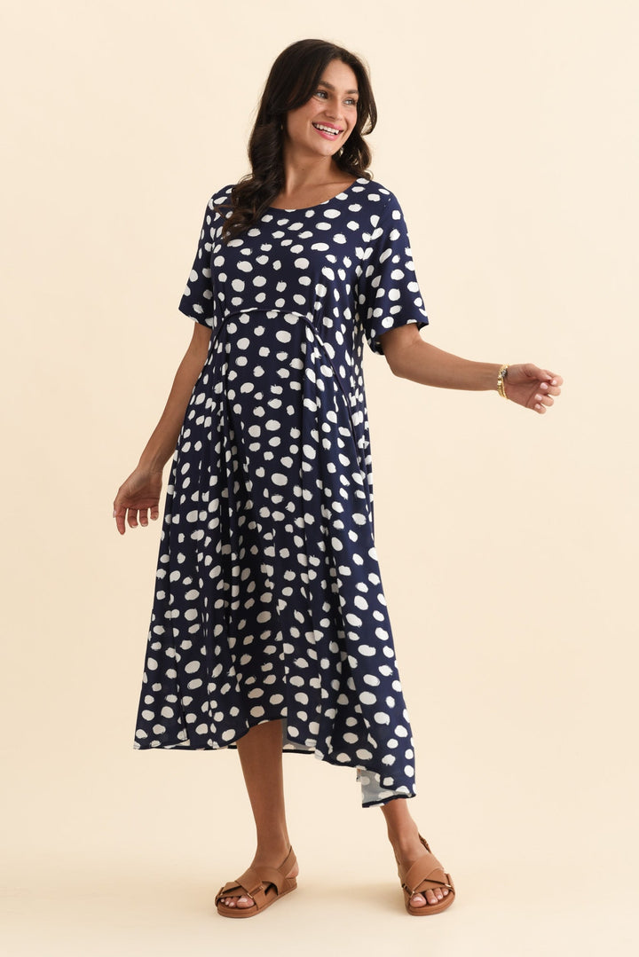Robe Zaelia — Pois Marine
