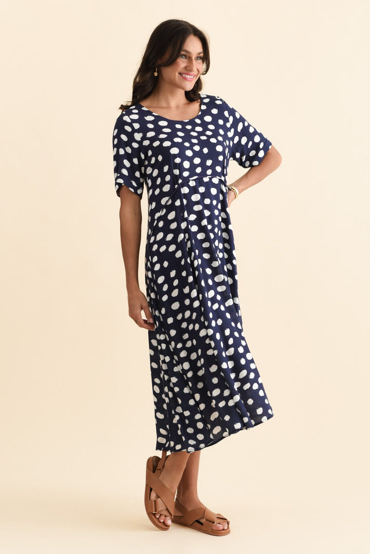 Robe Zaelia — Pois Marine