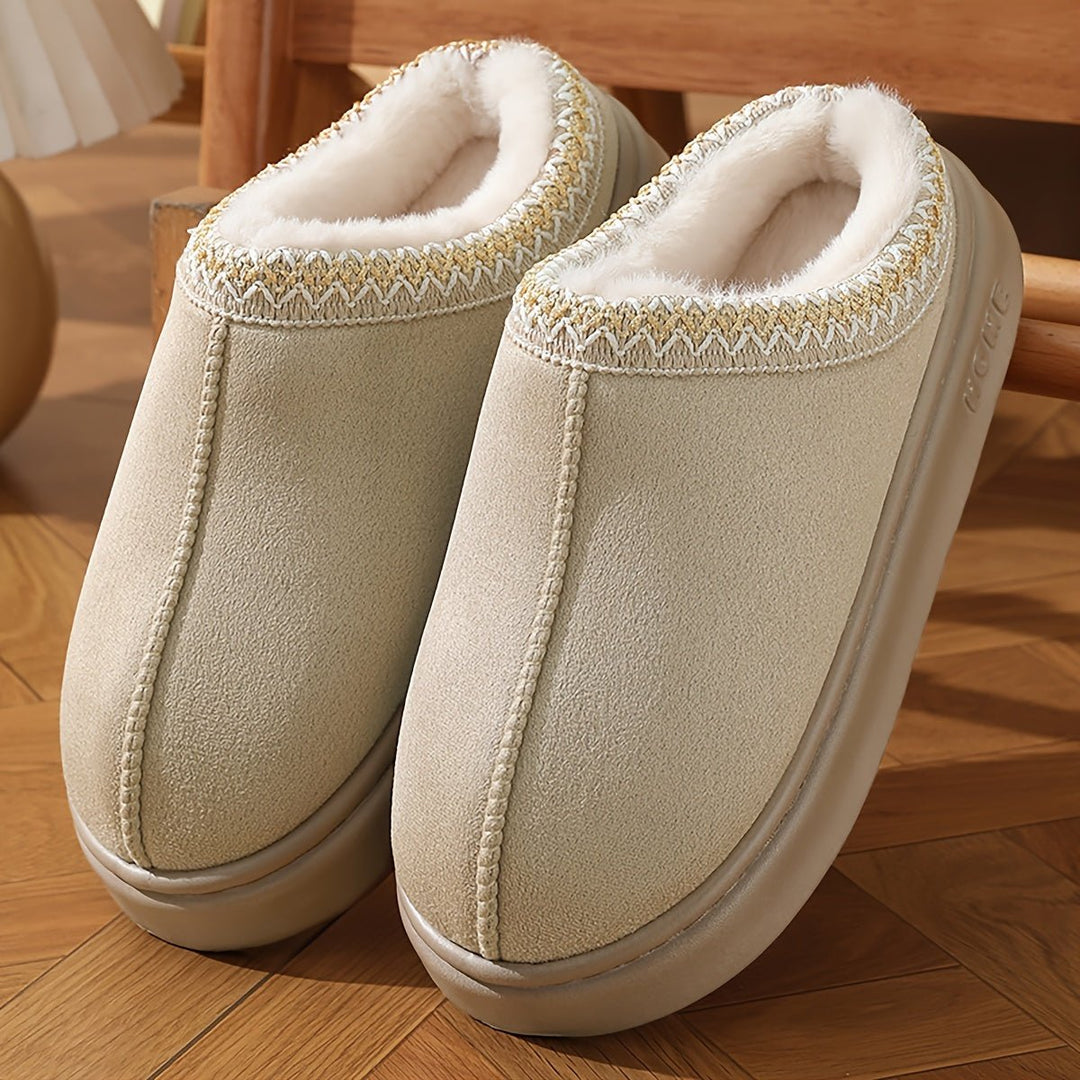 Clémence™ — Pantoufles hivernales chaudes confortables