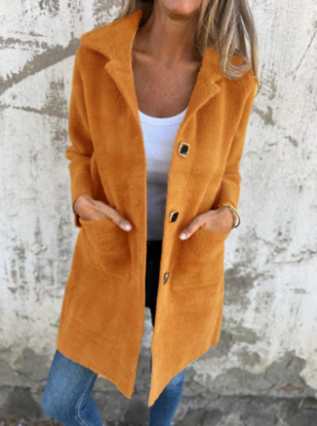 Margaux™ — Veste longue élégante au quotidien
